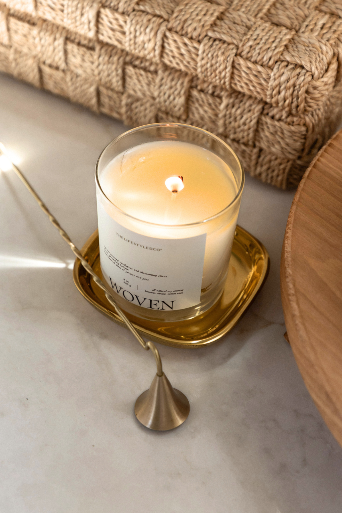 Woven Candle - 8 oz