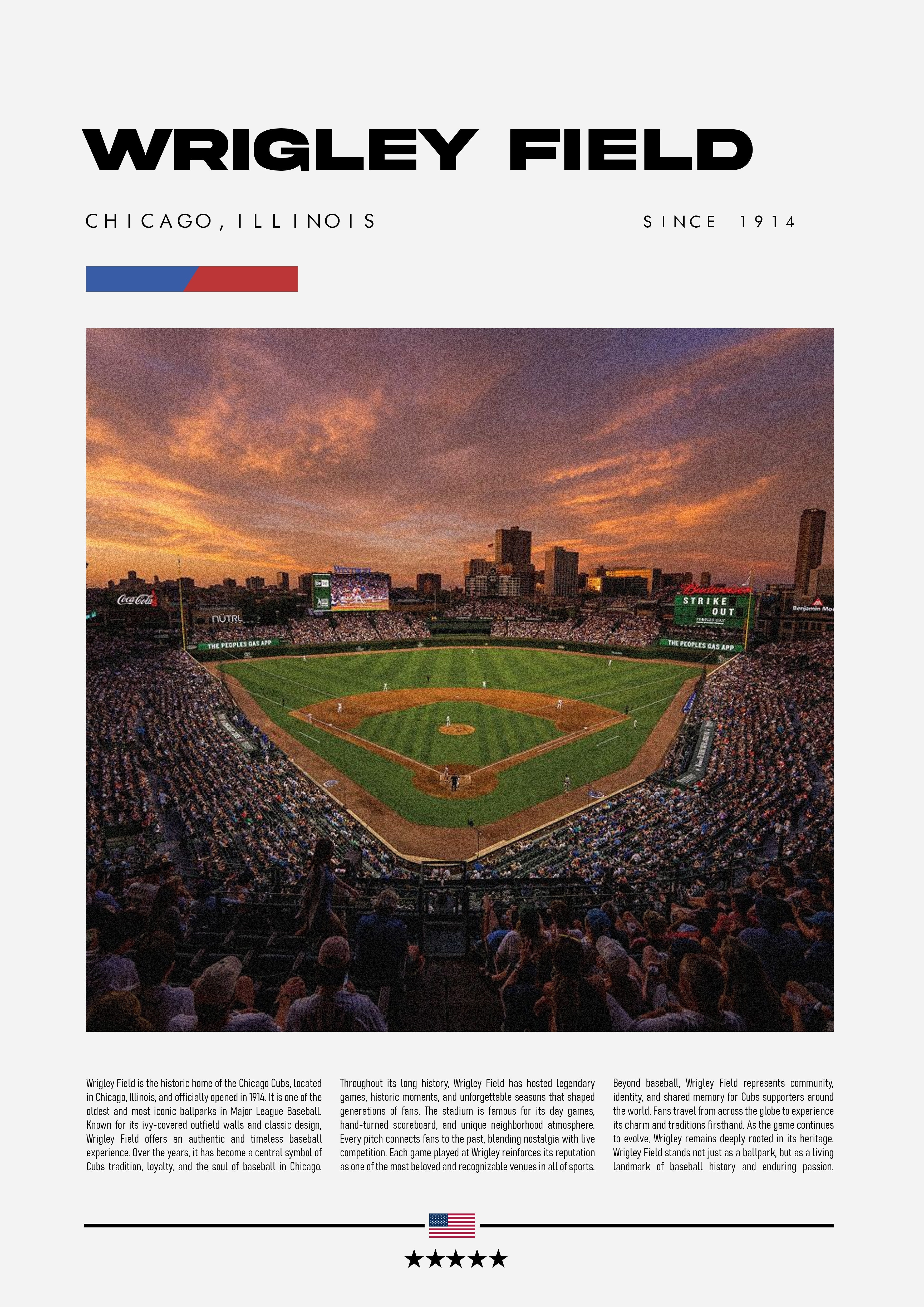 Wrigley Field  - Chicago Cubs  - Stadium Series