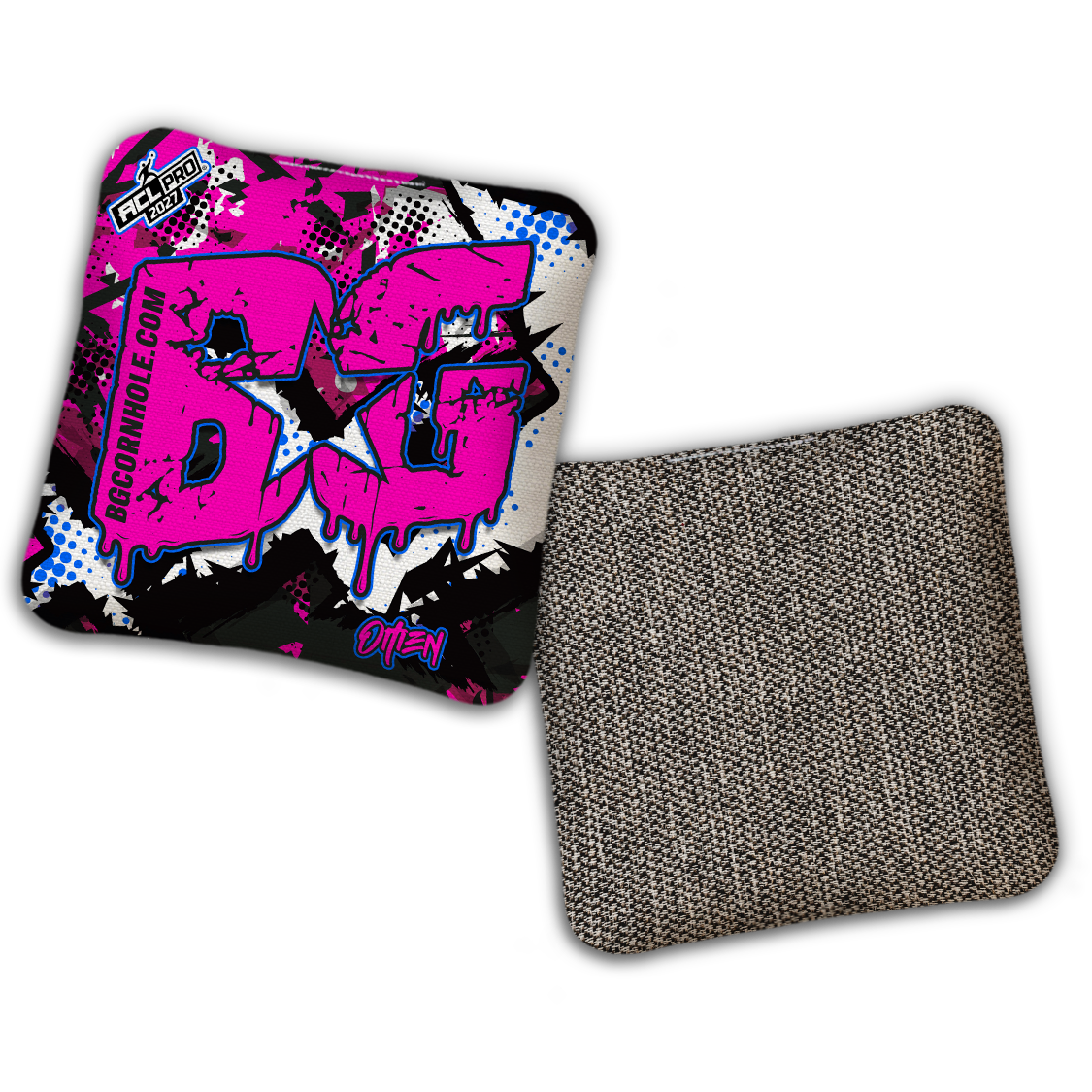 2027 ACL - BG Multiple Bag Models "X-STREME" - Pro Stamped Cornhole Bags - SET OF 4 BAGS
