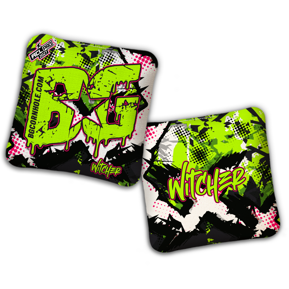 2027 ACL - BG Multiple Bag Models "X-STREME" - Pro Stamped Cornhole Bags - SET OF 4 BAGS