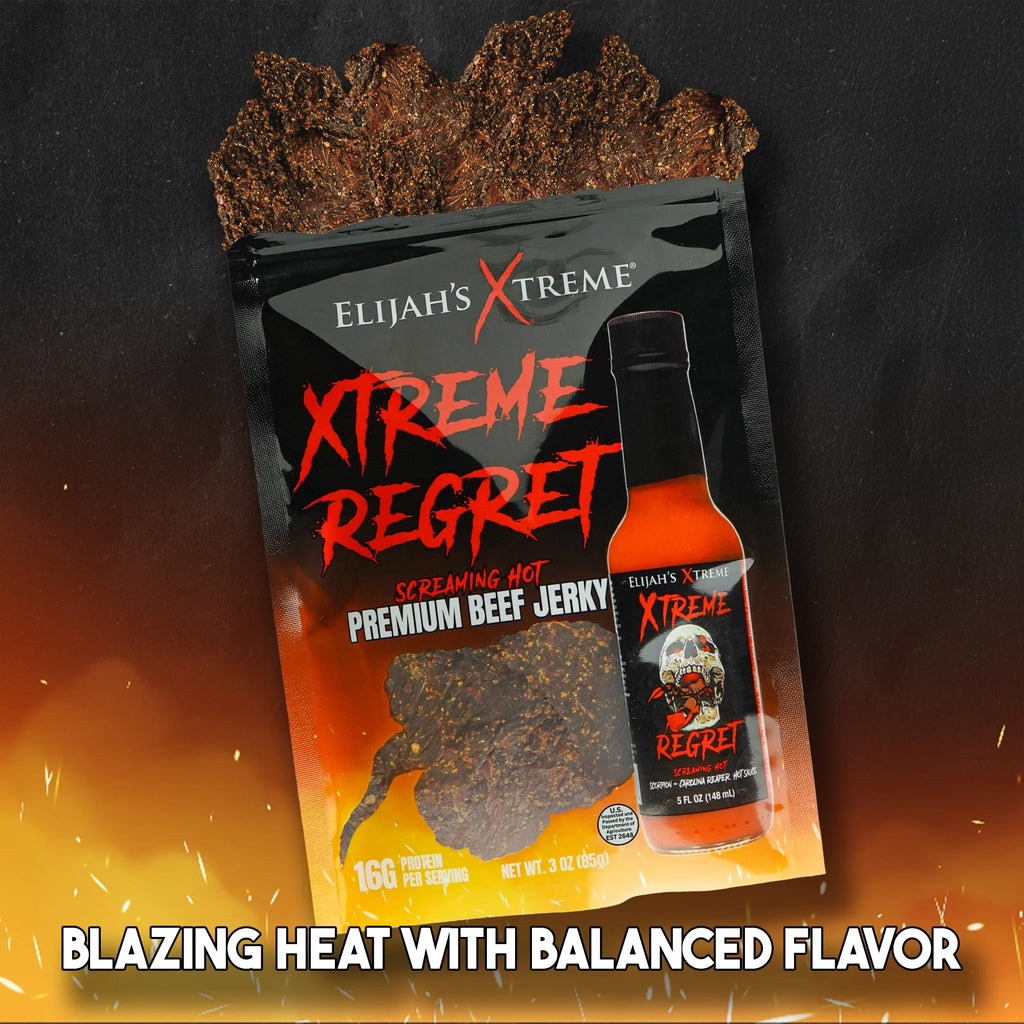 Xtreme Regret Spicy Beef Jerky - 6 bags (1lb)