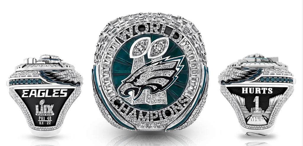 Personalized Philadelphia Eagles Super Bowl Ring - Customize with Your Name or Number - Ideal Gift for Sports Fans