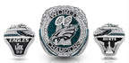 Personalized Philadelphia Eagles Super Bowl Ring - Customize with Your Name or Number - Ideal Gift for Sports Fans