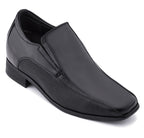 CALTO - Y3023 - 3 Inches Taller (Black) - Slip-On Leather Dress Shoes