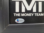 Floyd Money Mayweather Jr. Signed I Fight For the Check Framed Canvas  BAS