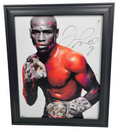 Floyd Money Mayweather Jr. Signed Painting Art Print Framed Canvas BAS