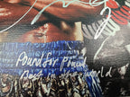 Floyd Money Mayweather Jr. Autographed w Pound4Pound Best Quote Art Framed Canvas BAS