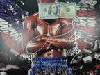 Floyd Money Mayweather Jr. Autographed w Pound4Pound Best Quote Art Framed Canvas BAS