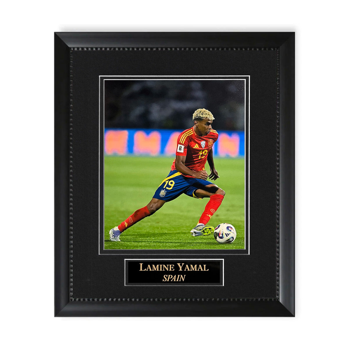 Lamine Yamal Spain Unsigned Photograph Framed to 11x14