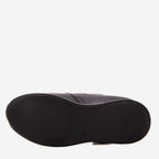 The Avelon Black Leather Men Sneaker