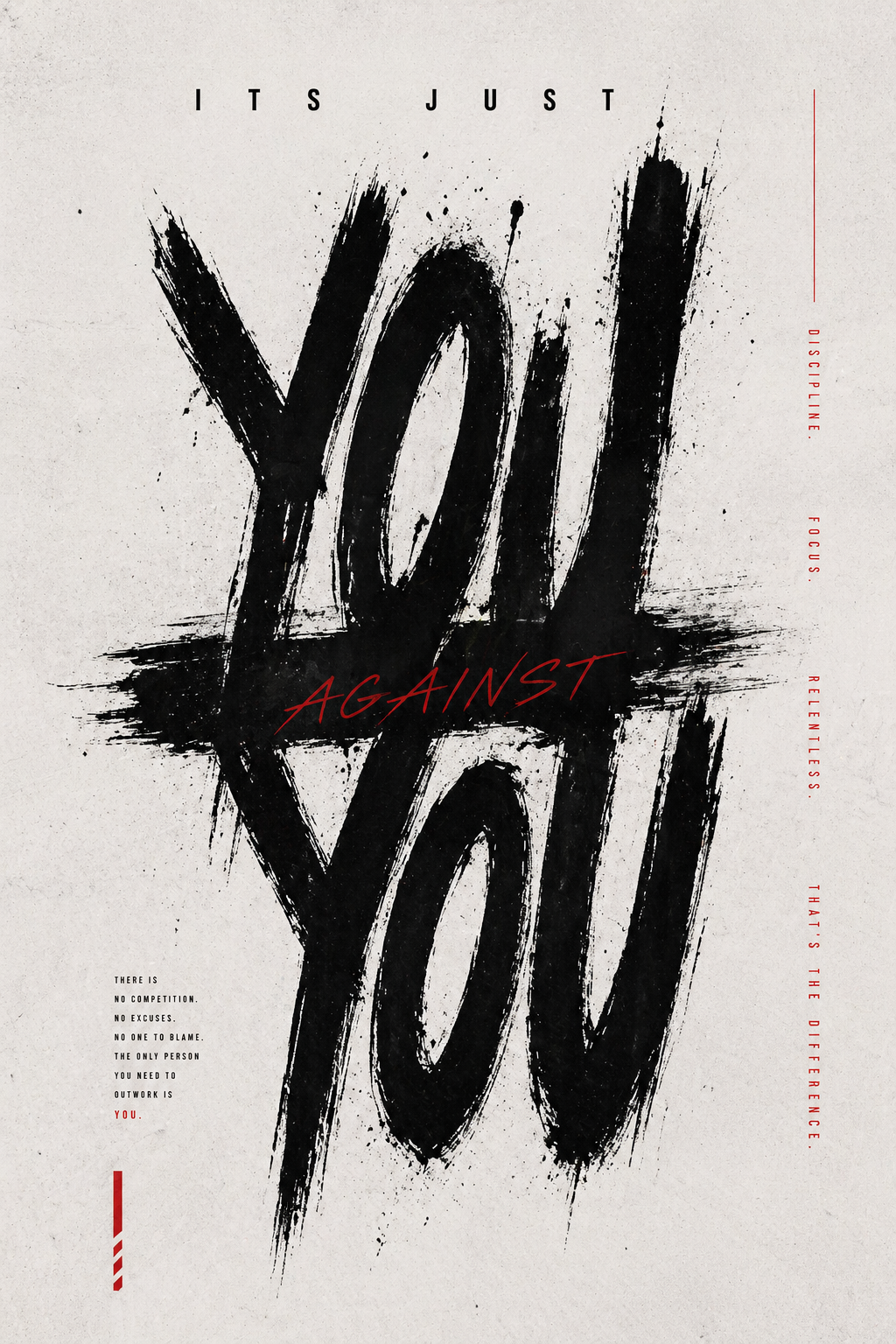YOU AGAINST YOU - White