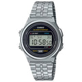 Casio Men's Vintage Digital Stainless Steel Watch - A-171WE-1ACF