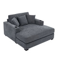 Oversized Chaise Lounger, With Pillows, Cup Holders
