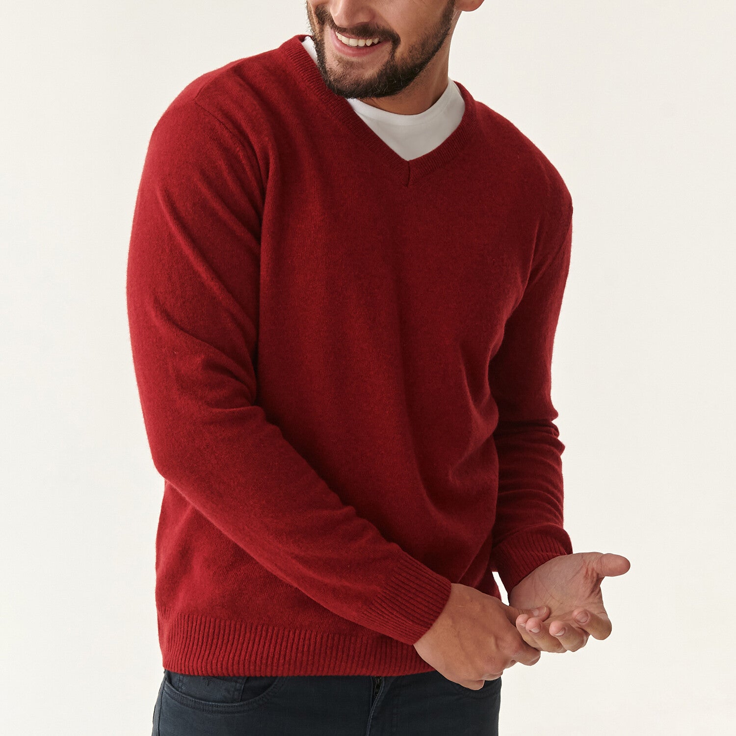 Mark Sweater // Dark Red