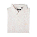 The Heatin Up Splatter Polo // White