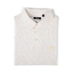 The Heatin Up Splatter Polo // White