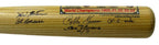 NY Giants Multi-Autographed by 11 Cooperstown Baseball Bat Irvin Wilhelm 179699