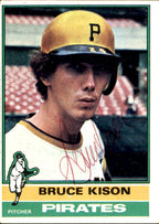 Bruce Kison Autographed 1976 TOPPS Card #161 Pittsburgh Pirates 183473