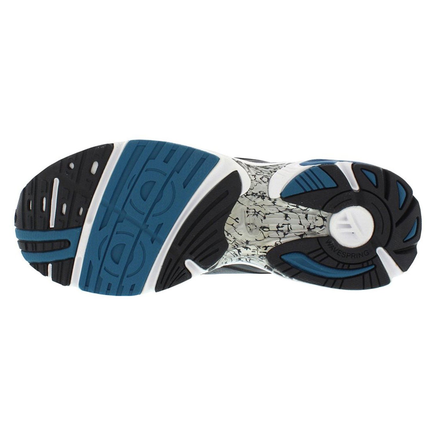 Aquarius Sneaker // Regular Width // Charcoal + Blue