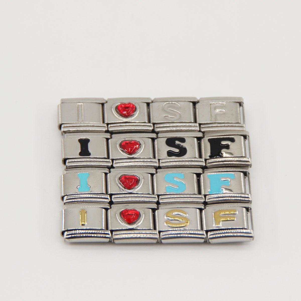San Francisco 49ers Italian Charm Bracelet – Sports Fan Gift for Holiday, Birthday & Game Day
