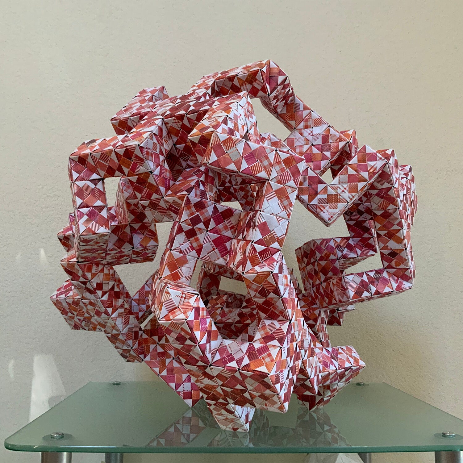 Twisted Symmetry Original Design Paper Sculpture