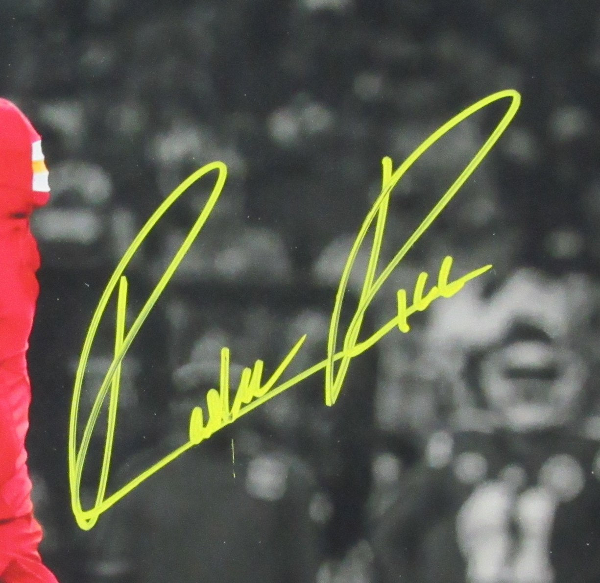 Rashee Rice Signed 8x10 Photo Kansas City Chiefs Framed Beckett 187174