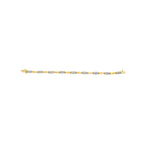 10K Yellow Gold 1.00 Cttw Round-Cut Diamond Spiral Link 7" Bracelet (H-I Color, I2-I3 Clarity)
