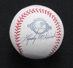 Lindy McDaniel Signed/Auto Yankees 100th OML Baseball JSA  186913