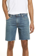 Citizens of Humanity Men's Adler Raw Hem Denim Shorts - Size 36
