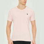 Alex V-Neck Shirt // Pink