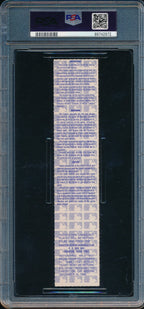 1986 NLCS Game 6 Full Ticket Mets vs. Astros 16 Innings PSA/DNA NM-MT 8 190598