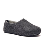 Yew Wool Slipper // Dark Grey + Gray
