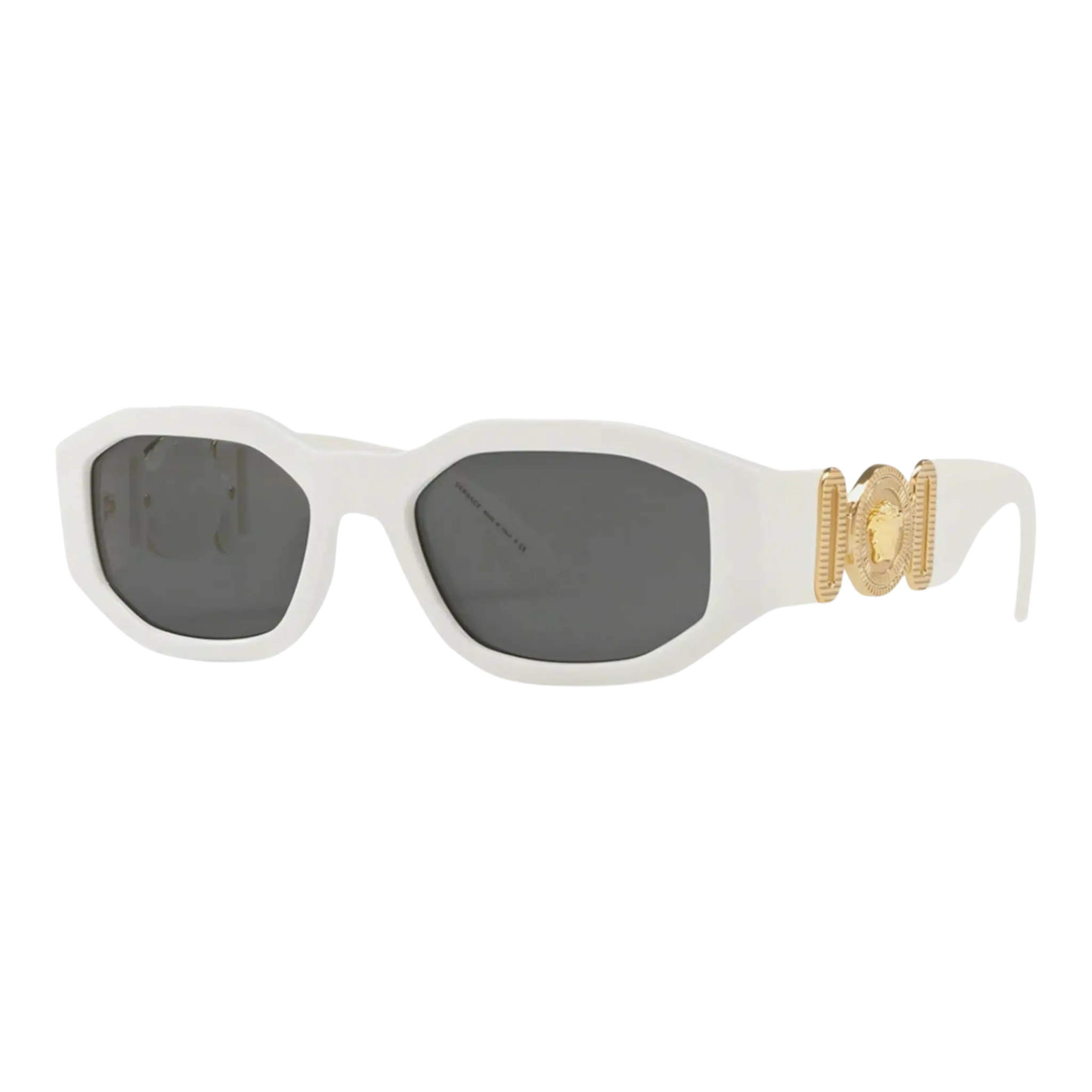 Versace Medusa Biggie Men's Sunglasses — White/Dark Grey