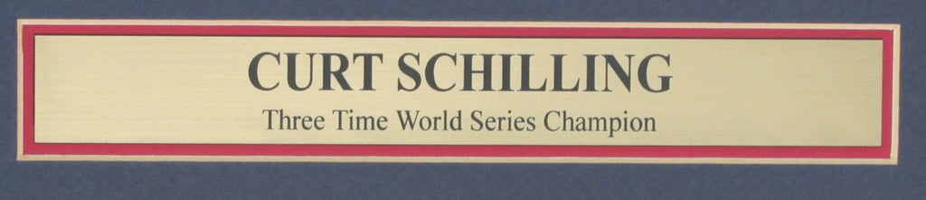 Curt Schilling Boston Red Sox Autographed Photo Collage Framed JSA 189611