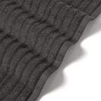 Bibb Home 4 Pack Ribbed Egyptian Cotton Bath Towel Set