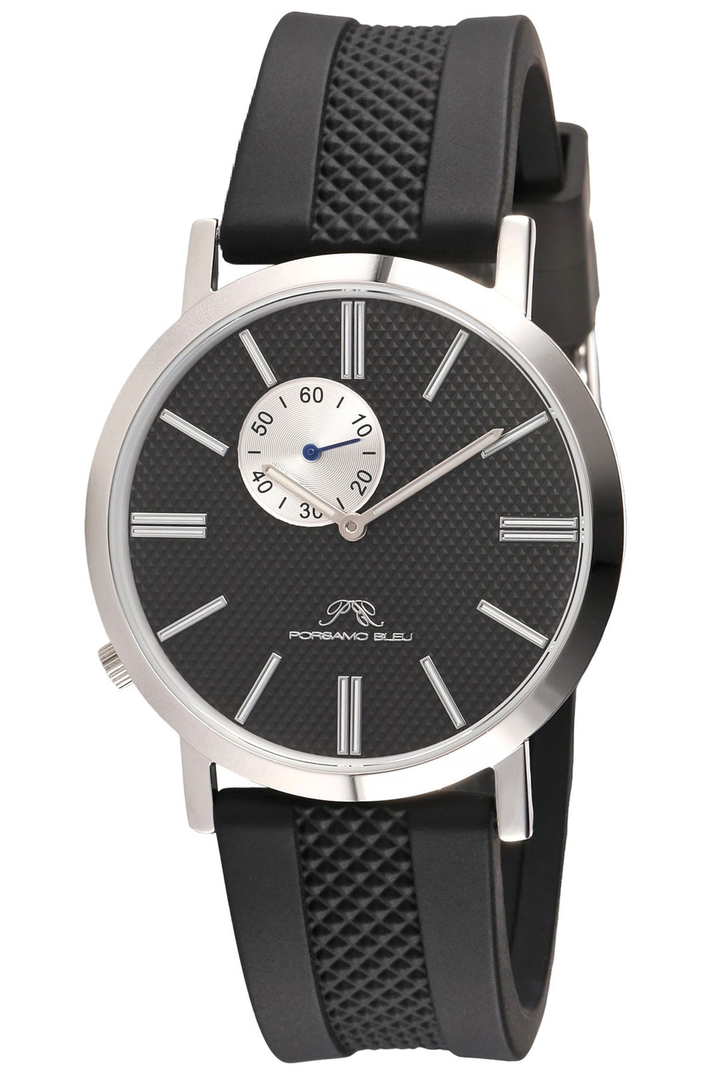 Porsamo Bleu Men's Bennett Silicone Band Watch 1461BBER