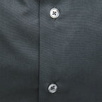Kenny Slim Medium Collar Shirt // Light Black