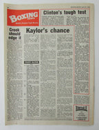 April 22, 1988 Boxing News Magazine Marlon Starling vs. Mark Breland
