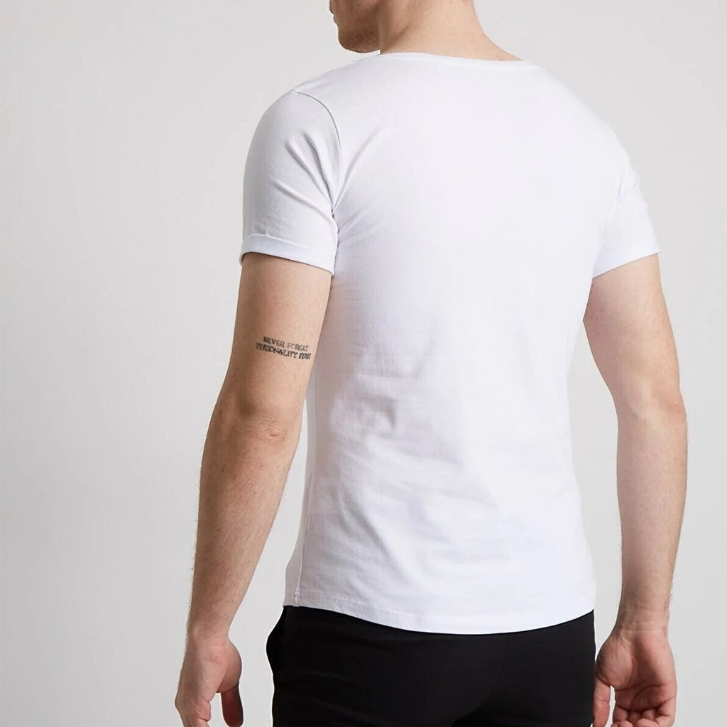 Henry Slim Fit Short Sleeve T-Shirt // White