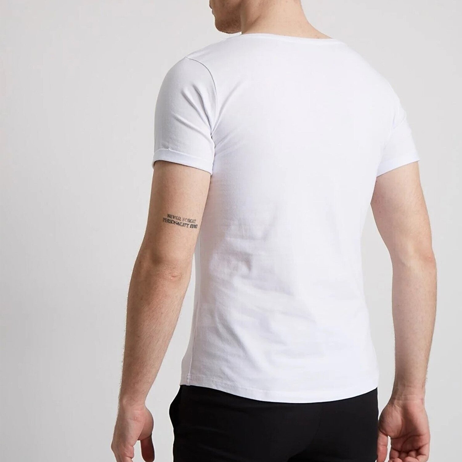 Henry Slim Fit Short Sleeve T-Shirt // White