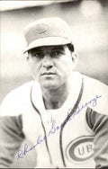 Greek George Chicago Cubs d. 1999 Signed/Auto 3x5  Photo 178253