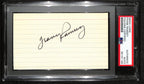 Frank Ramsay HOF Signed/Auto 3x5 Index Card Boston Celtics PSA/DNA 188547
