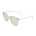 Women's Round Sunglasses // Shiny Endura Gold + Shiny Sage