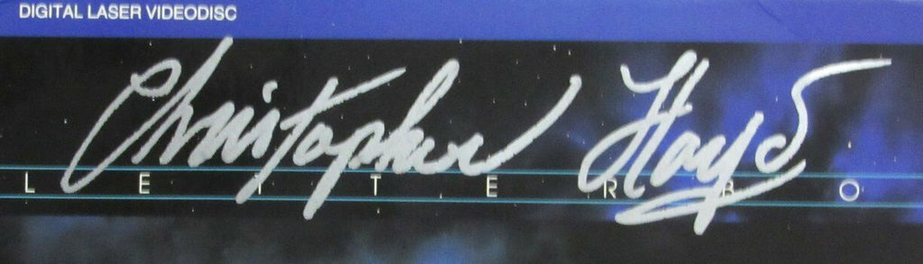 Michael J Fox Christopher Lloyd "BTTF2" Dual-Signed Laser Disc Beckett 162842