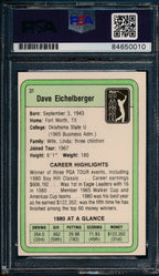 1981 DONRUSS PGA Dave Eichelberger #31 Authentic Card Signed PSA/DNA 176075