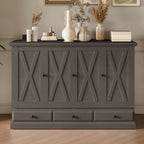 Solid Pine Murphy Bed Chest Cube Cabinet Bed