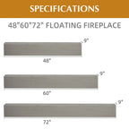 Fireplace Mantel Floating Shelf