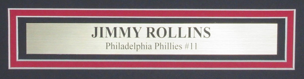 Jimmy Rollins Signed 16x20 Photo Philadelphia Phillies Framed PSA/DNA 191610