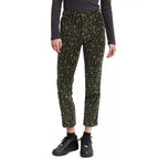 Levi s Women s Limited 724 Printed Cropped Straight-Leg Jeans Green Size 30