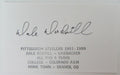Dale Dodrill Pittsburgh Steelers Signed/Autographed Index Card d.2019 149447